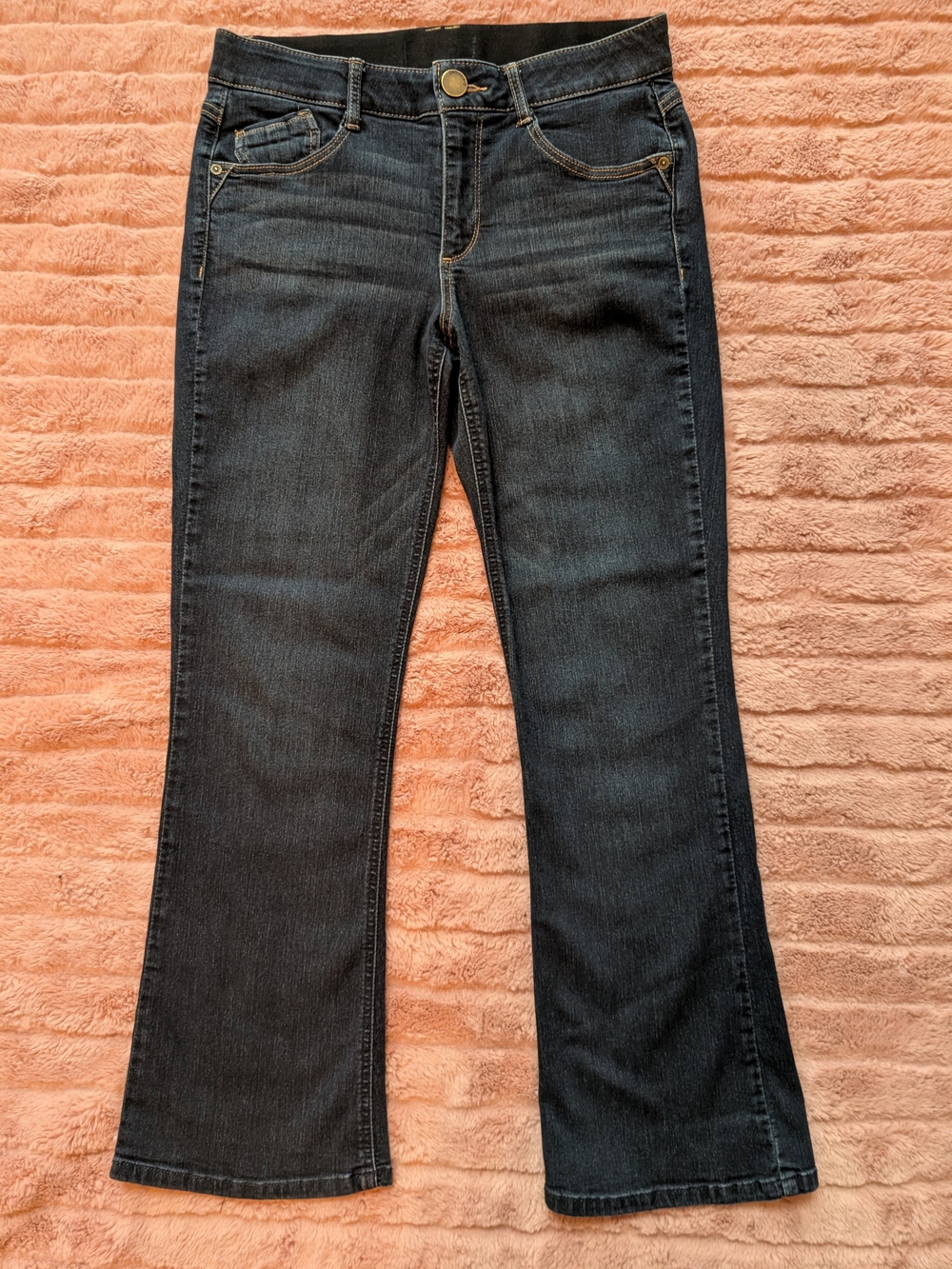 Democracy Women’s Dark Wash Blue Baby Bootcut Jeans 8P